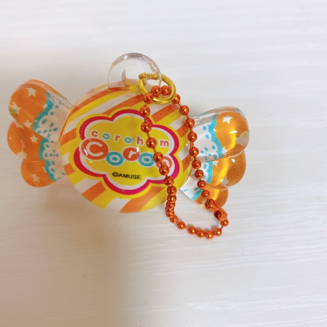 Poteusa Loppy Keyring Fragrance Ball Set 4 Candy Pink Orange Lop Eared Rabbit