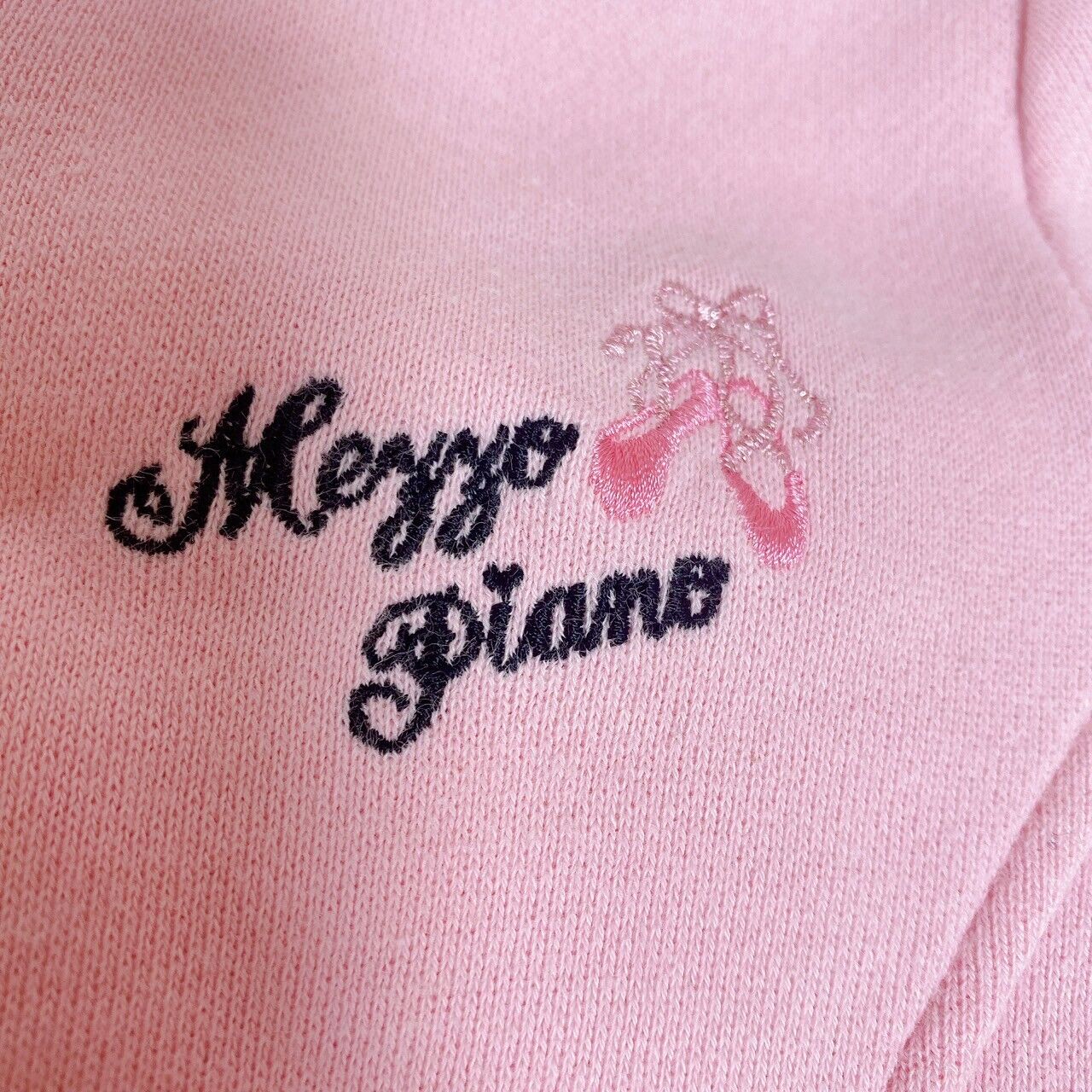 Mezzo Piano Hoodie Pink Size 110cm Ribbon Ballet Pocket Frill Clothing Kawaii