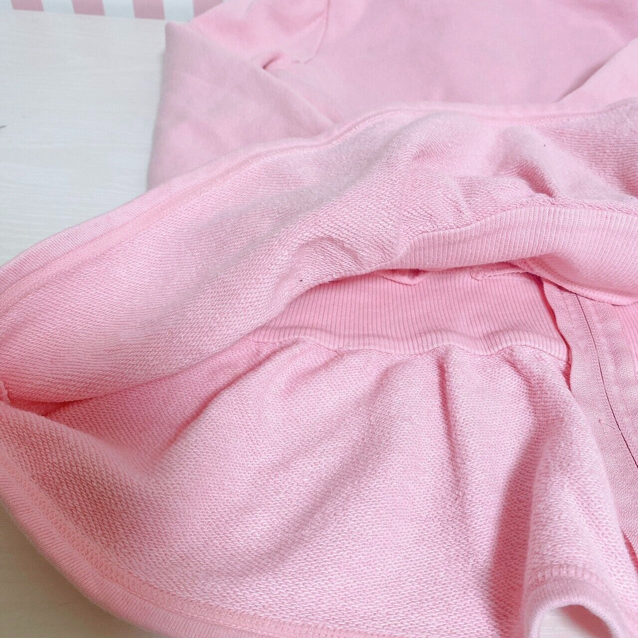 Mezzo Piano Hoodie Pink Size 110cm Ribbon Ballet Pocket Frill Clothing Kawaii