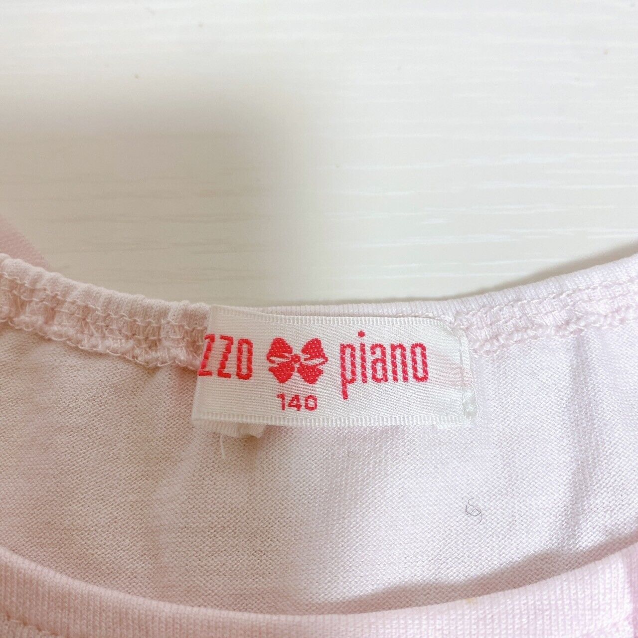 Mezzo Piano T-shirt Tops Pink 140 Size Collar Frill Glitter Clothing Kawaii Rare