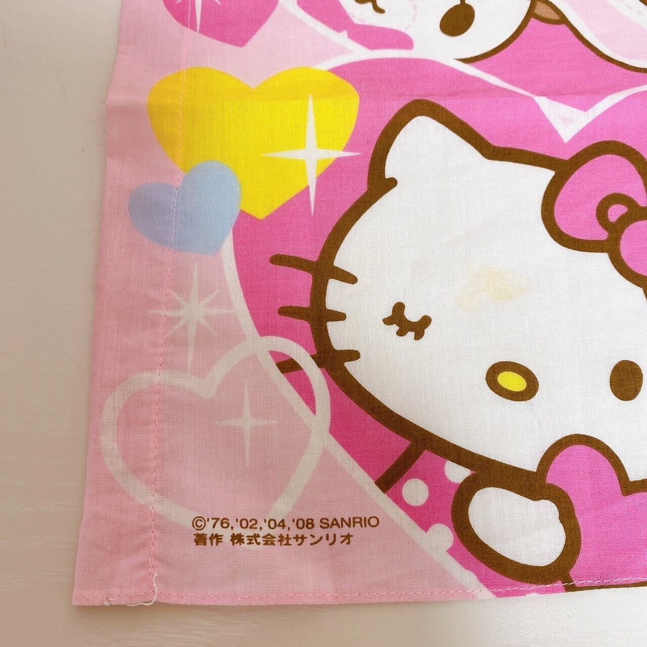 Sanrio Hello Kitty Cinnamoroll My Melody Sugar Bunnies Flag Pink Heart Character