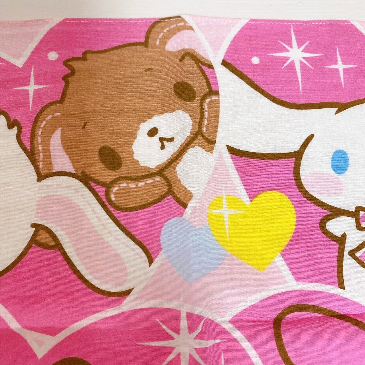 Sanrio Hello Kitty Cinnamoroll My Melody Sugar Bunnies Flag Pink Heart Character