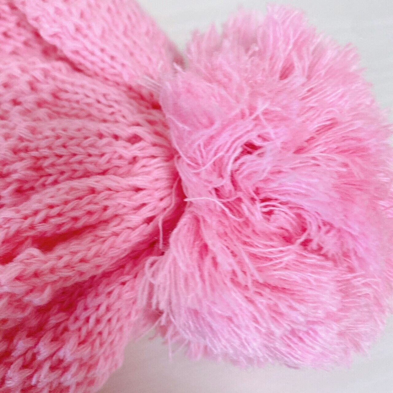 Mezzo Piano Winter Hat Pink Berrie Chan Kids Knit Fluffy Character Kawaii Rare