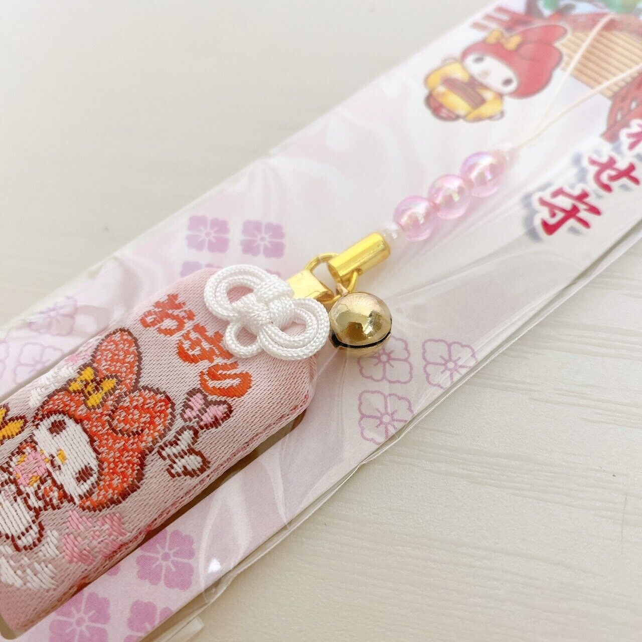 Sanrio My Melody Happy Amulet Charm Sumiyoshi Taisha Shrine Rabbit Pink Kawaii