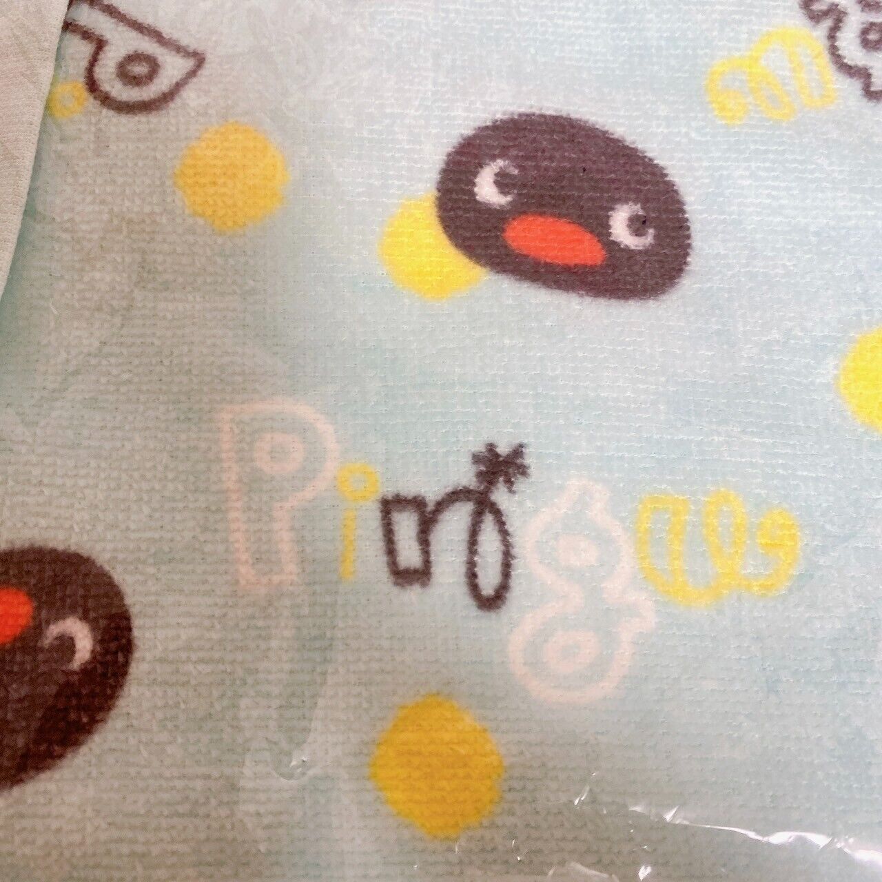 Pingu Muffler Face Towel Sports Light Blue penguin Cotton Kawaii Character Rare