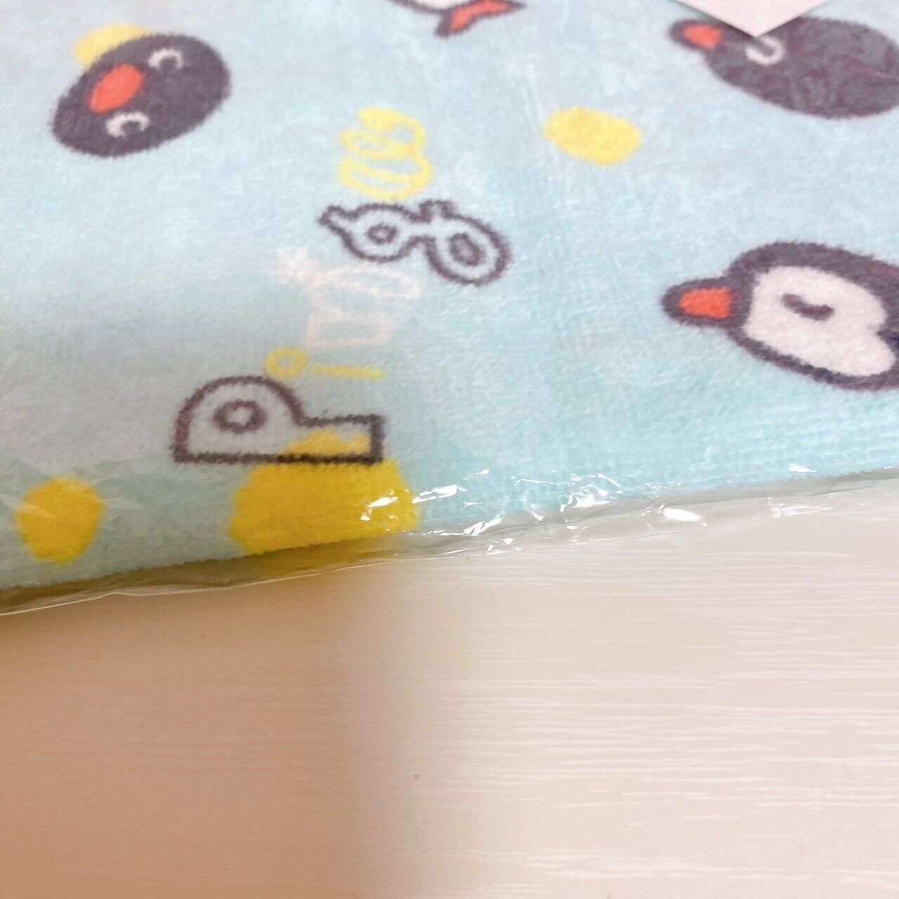 Pingu Muffler Face Towel Sports Light Blue penguin Cotton Kawaii Character Rare