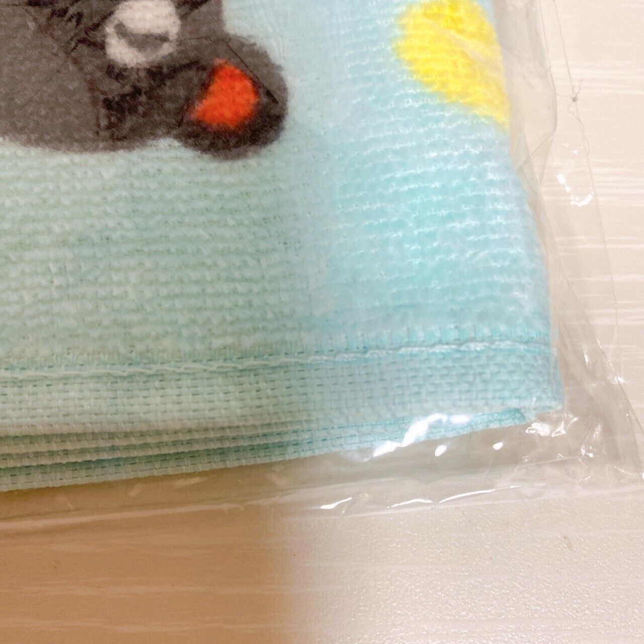 Pingu Muffler Face Towel Sports Light Blue penguin Cotton Kawaii Character Rare