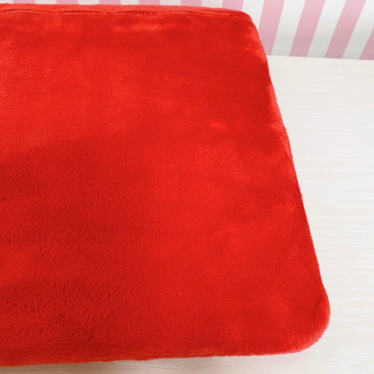 Mother Garden Zabuton Leggings Cushion Red Strawberry Fluffy Fabric Kawaii Rare