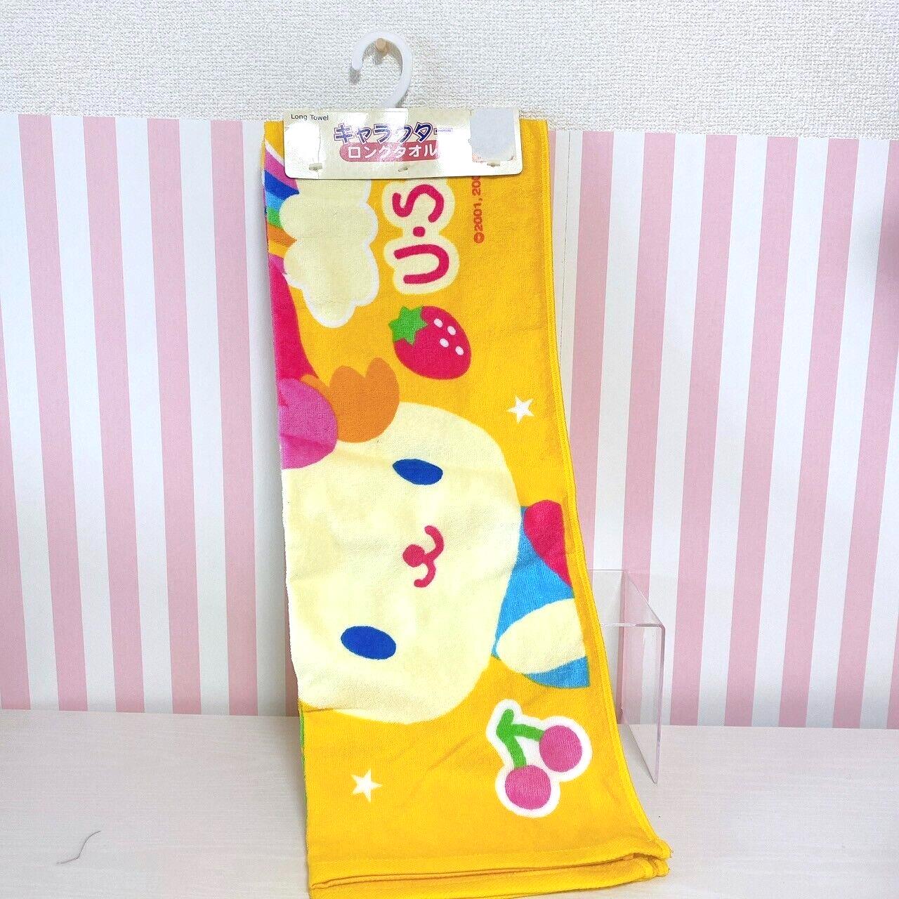 Sanrio Usahana Long Towel Flower Fruit Clover Yellow Rabbit Kawaii Character