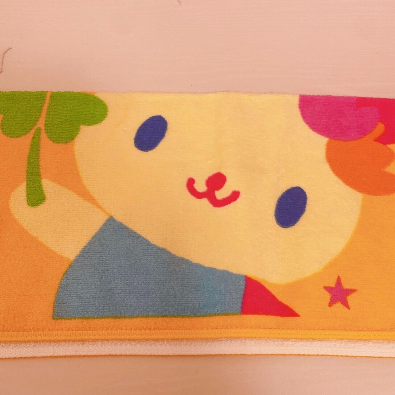 Sanrio Usahana Long Towel Flower Fruit Clover Yellow Rabbit Kawaii Character