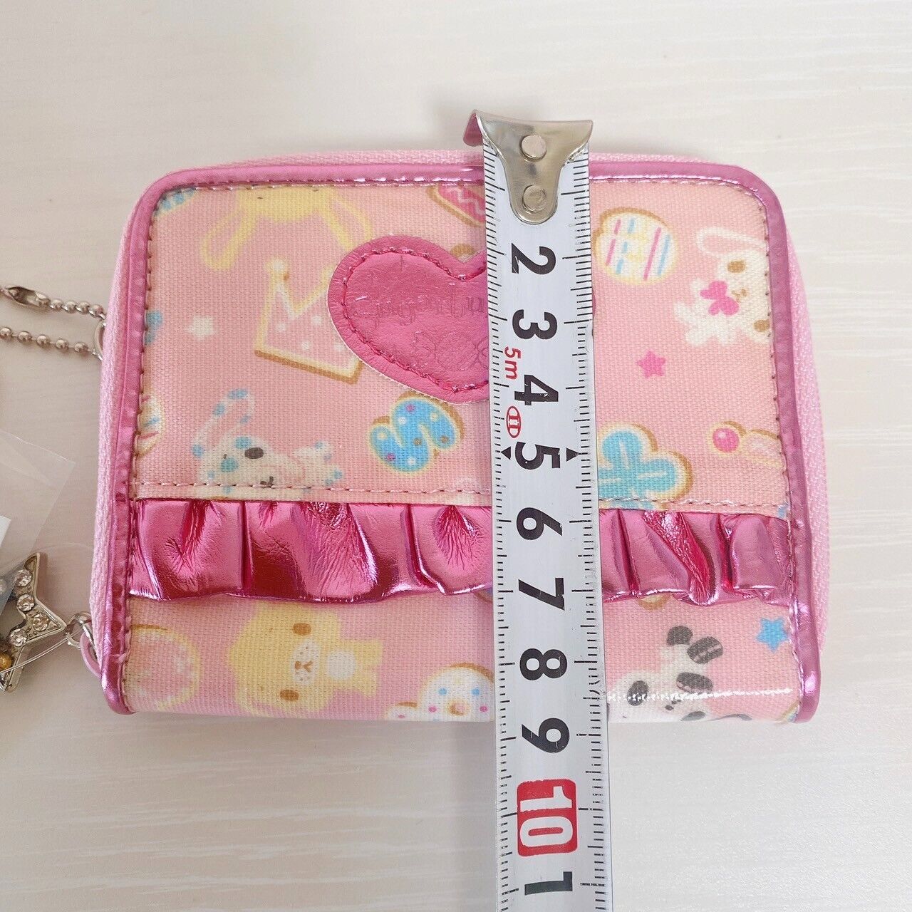 Sanrio Sugarbunnies Wallet Coin Purse Case Holder Pink Frill Heart Bunny Kawaii