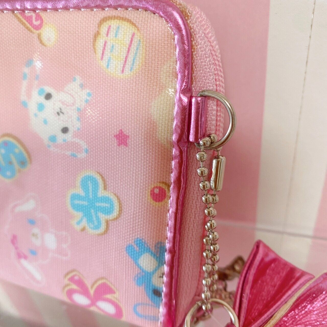 Sanrio Sugarbunnies Wallet Coin Purse Case Holder Pink Frill Heart Bunny Kawaii