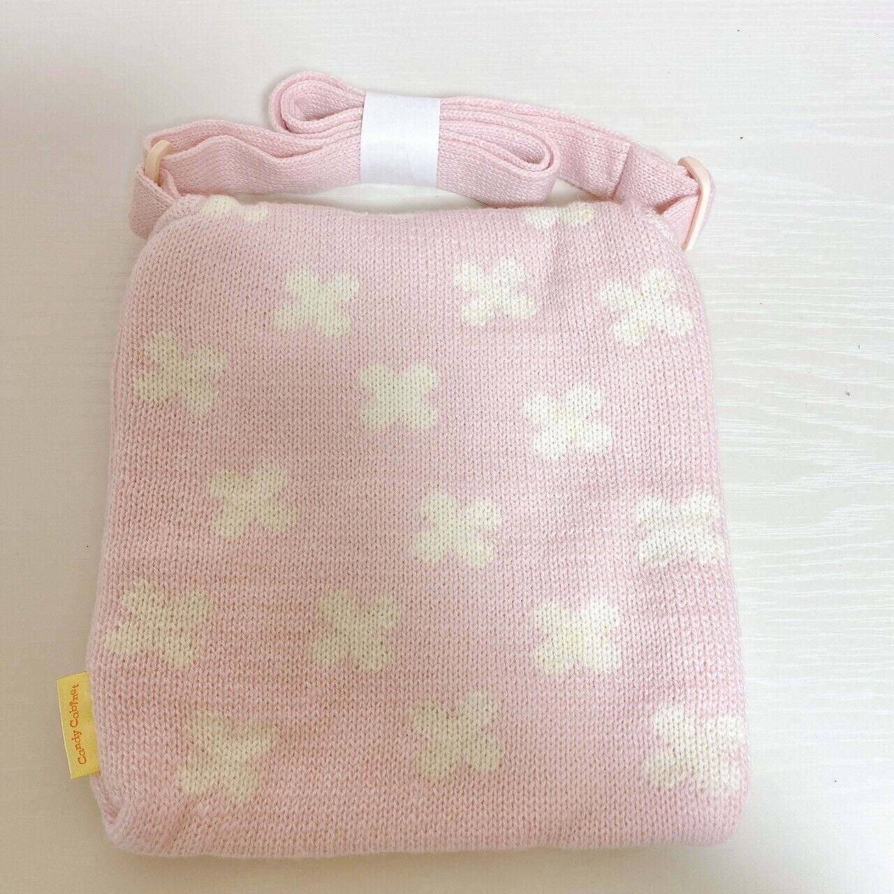 Sanrio Sugar Bunnies Shoulder Bag Pouch Shirousa Kurousa Pale Pink Rabbit Kawaii