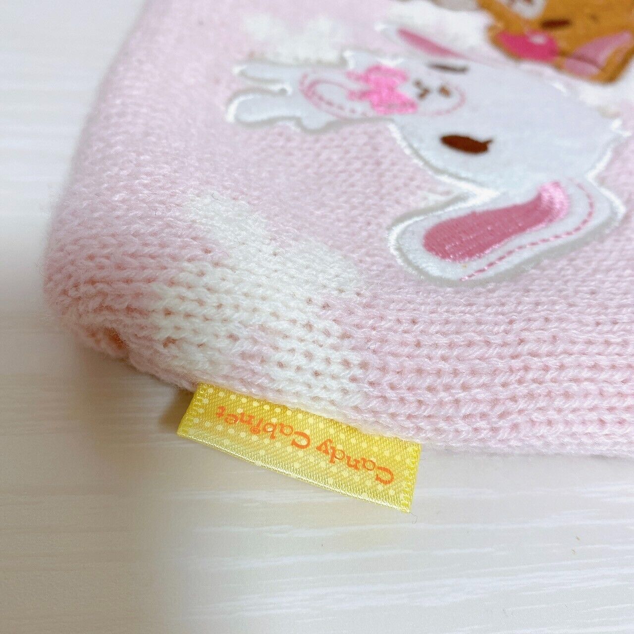 Sanrio Sugar Bunnies Shoulder Bag Pouch Shirousa Kurousa Pale Pink Rabbit Kawaii