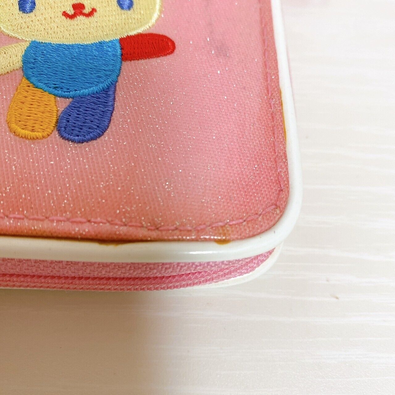 Sanrio Usahana Wallet Coin Case Purse Pink Heart Glitter Character Kawaii Rare