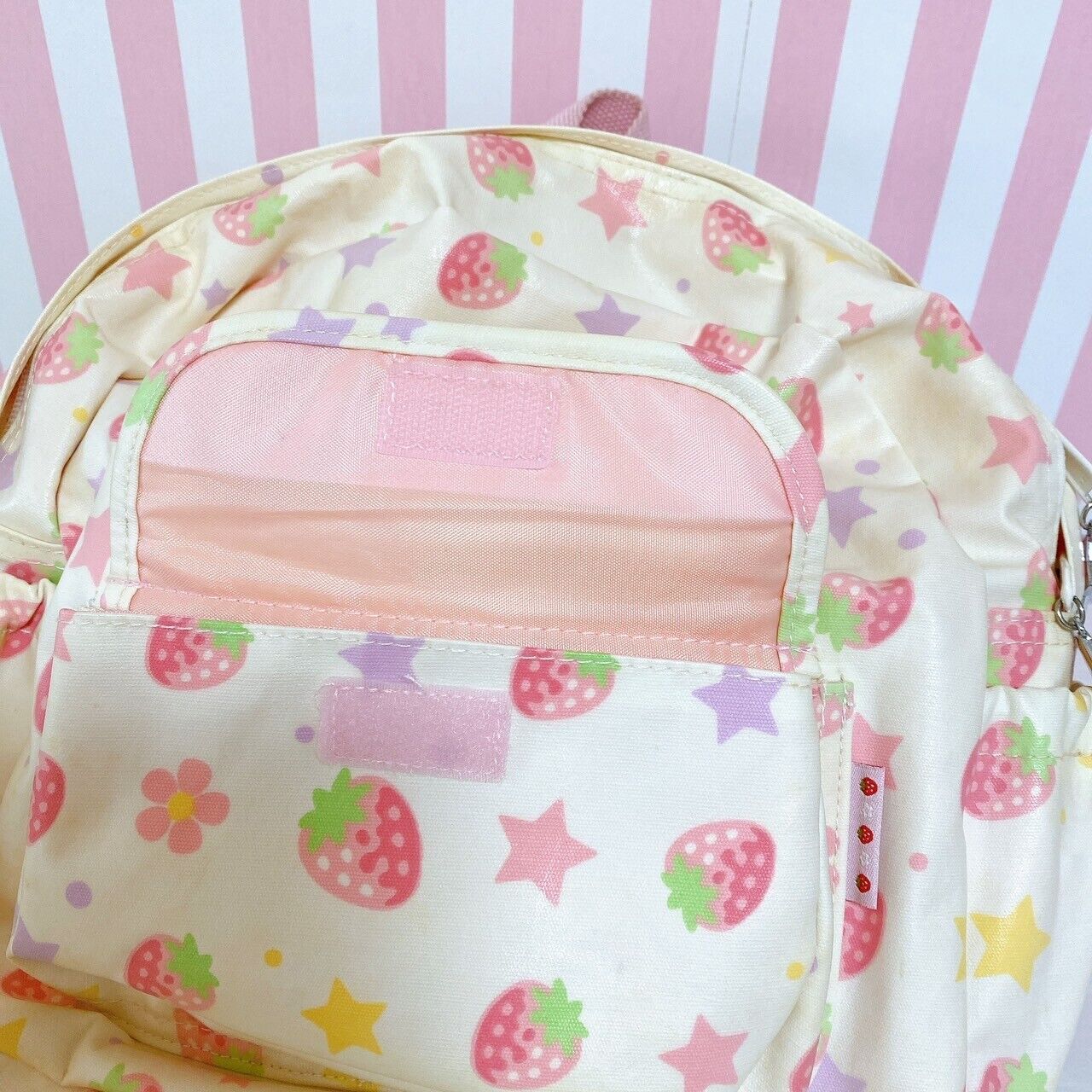 Mother Garden Rucksack Backpack School Bag Wild Strawberries Strawberry Star