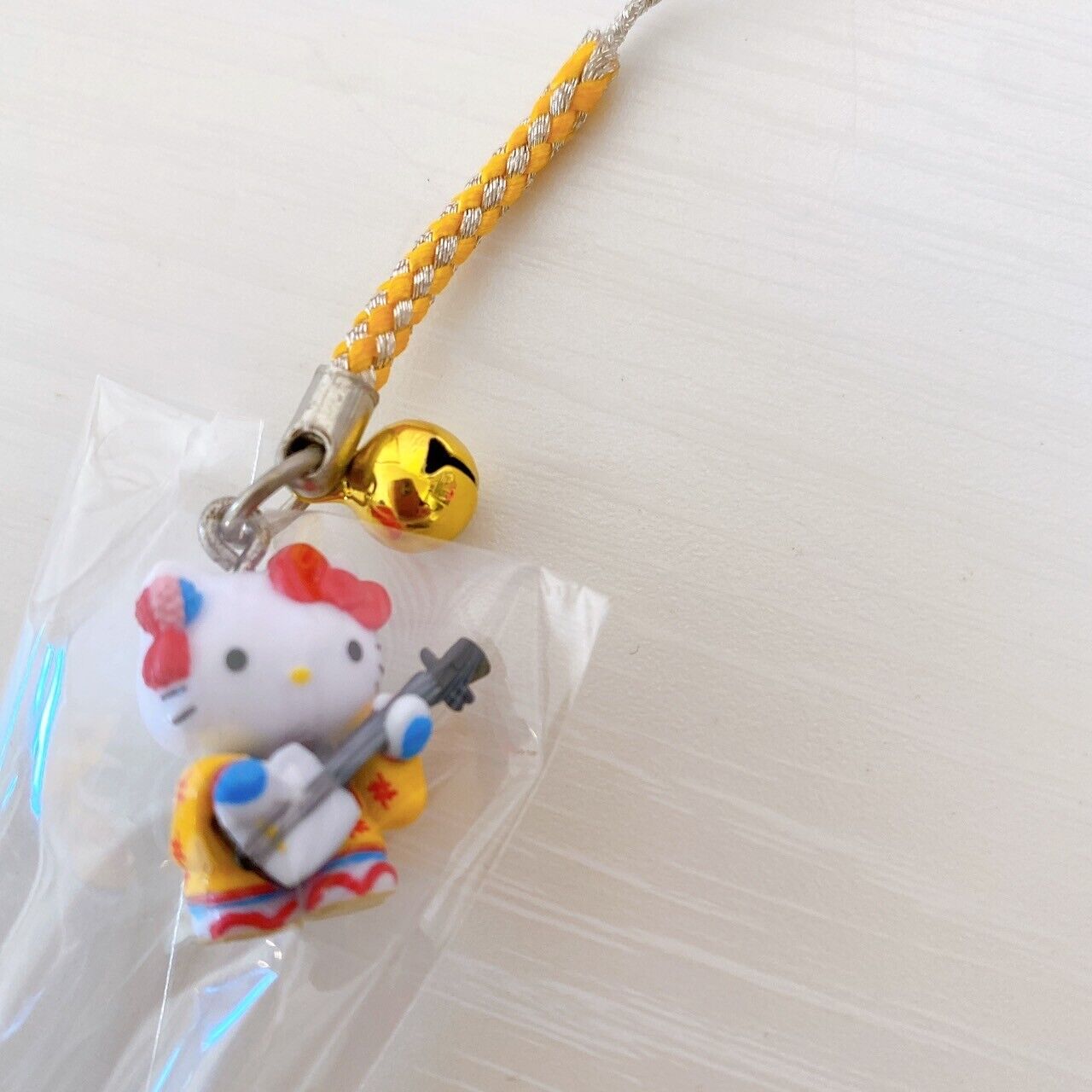 Sanrio Hello Kitty Gotochi Keyring Keychain 5 Set  Mini Mascot Strawberry Udon