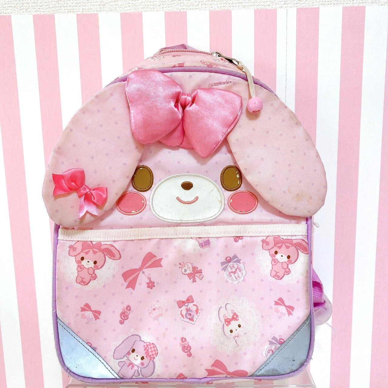 Sanrio Bonbon Ribbon Backpack Rucksack School Bag Rabbit Pink PurpleCharacter