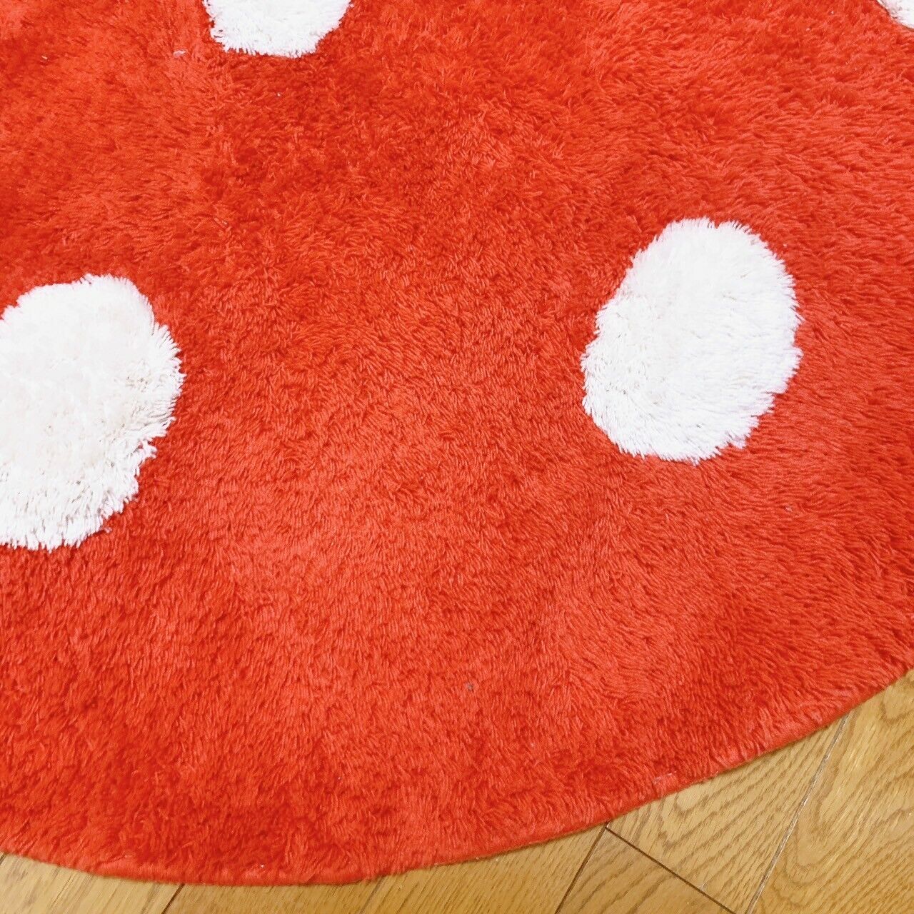 Mother Garden Rug Mat Big Strawberry Red Flower White Green Kawaii Cute Rare