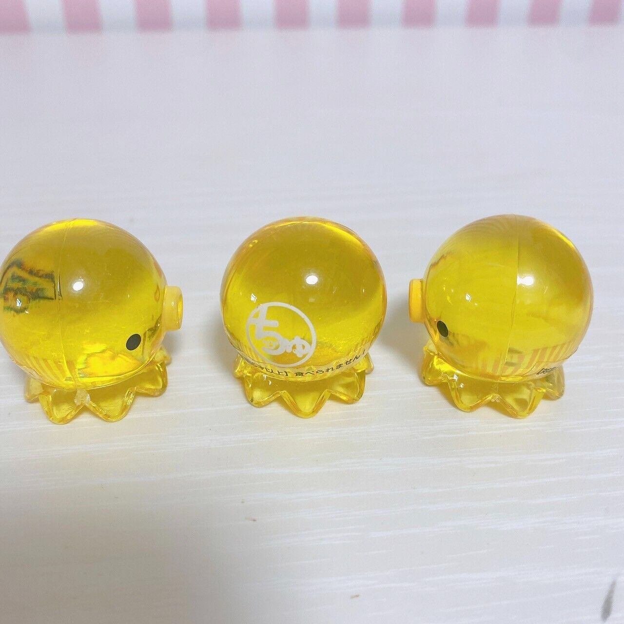 Takocchu Soft Mini Figure Mascot 15 Set Octopus Clear Red Yellow Blue Black Rare