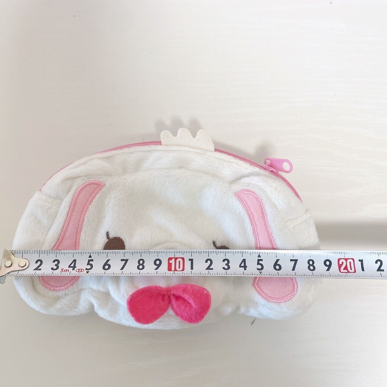 Sanrio Sugar Bunnies Shirousa Mini Pouch White Ribbon Rabbit Pink Kawaii Rare