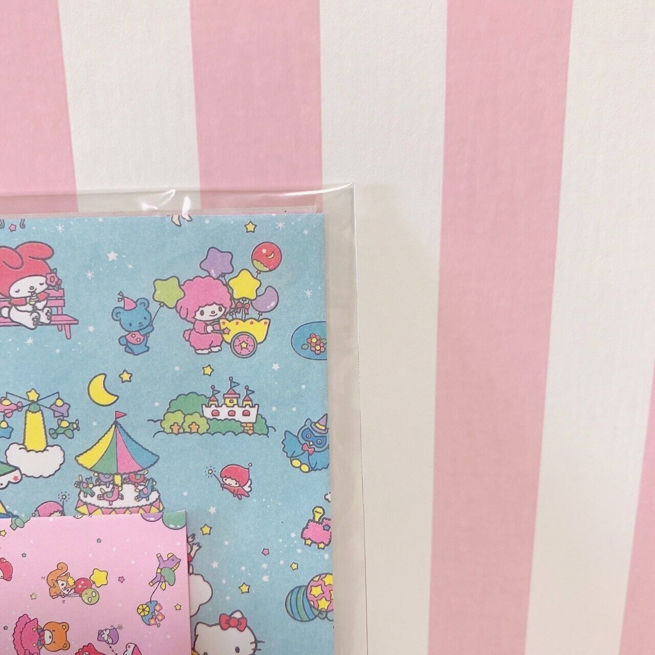 Sanrio Letter Set Stationery Hello Kitty Little Twin Stars My Melody Kawaii Rare