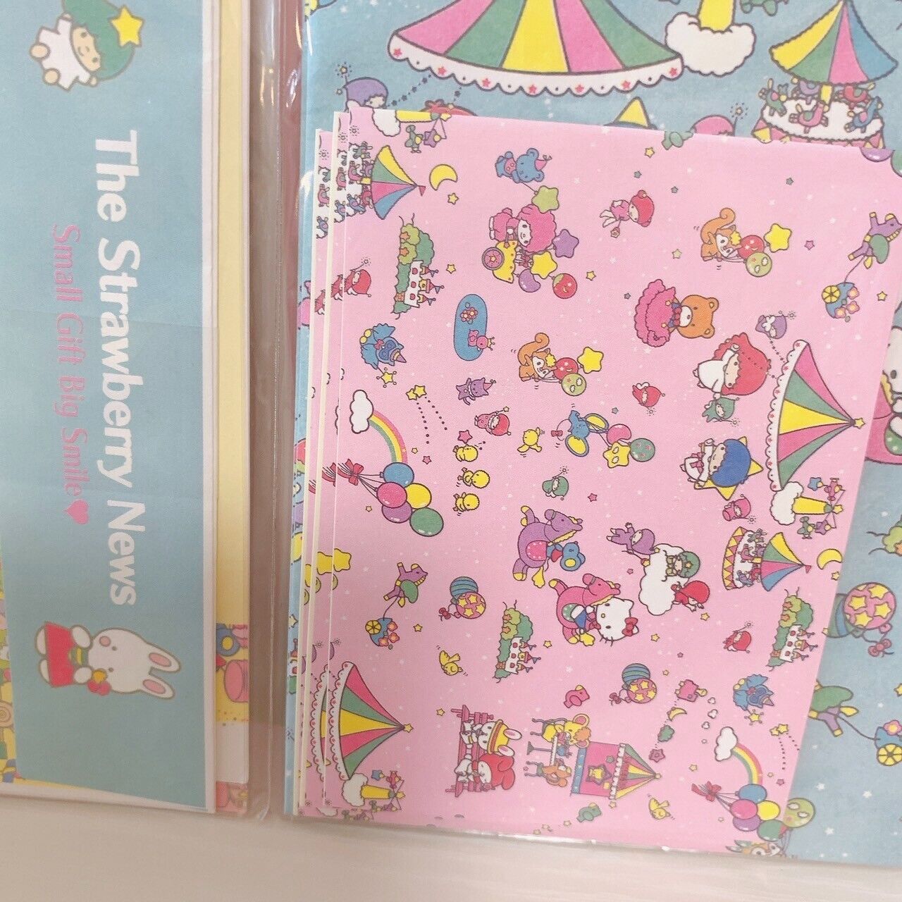 Sanrio Letter Set Stationery Hello Kitty Little Twin Stars My Melody Kawaii Rare