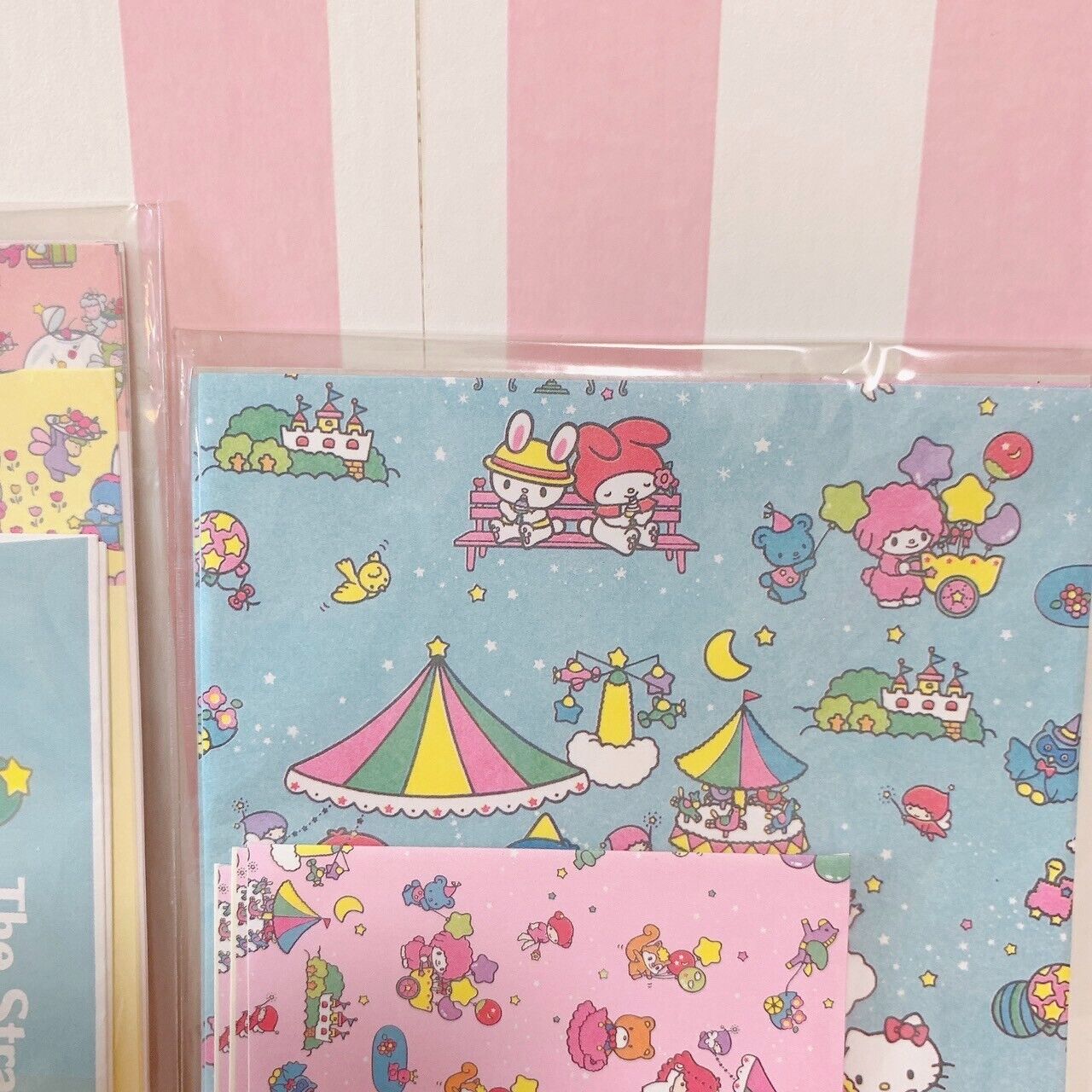 Sanrio Letter Set Stationery Hello Kitty Little Twin Stars My Melody Kawaii Rare