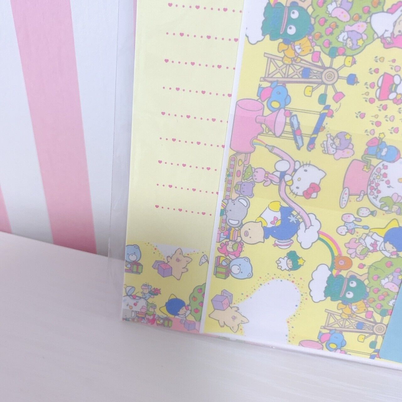 Sanrio Letter Set Stationery Hello Kitty Little Twin Stars My Melody Kawaii Rare