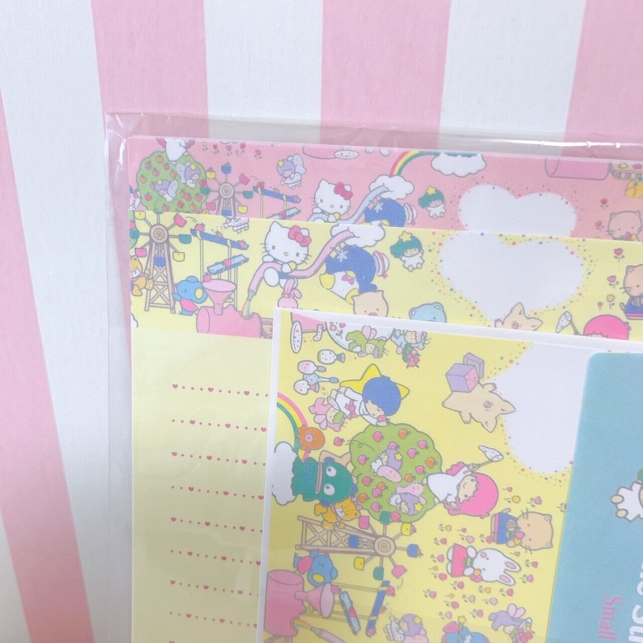 Sanrio Letter Set Stationery Hello Kitty Little Twin Stars My Melody Kawaii Rare