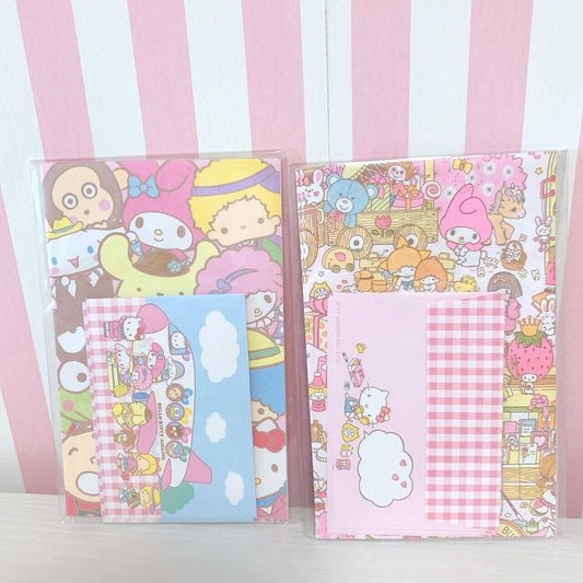 Sanrio Letter Set Stationery Little Twin Stars My Melody Hello Kitty Kawaii Rare