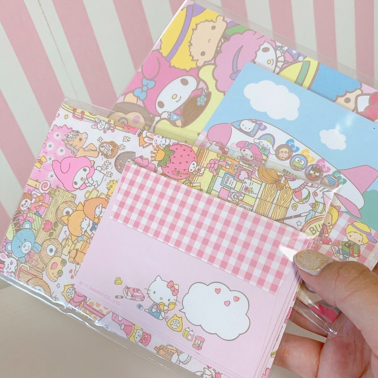 Sanrio Letter Set Stationery Little Twin Stars My Melody Hello Kitty Kawaii Rare