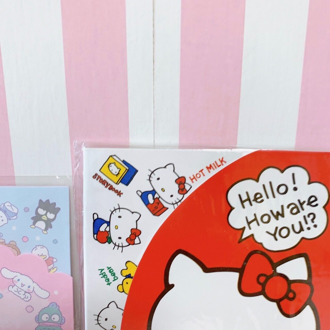 Sanrio Letter Paper 2 Set Stationery Hello Kitty Little Twin Stars Kikilala Rare