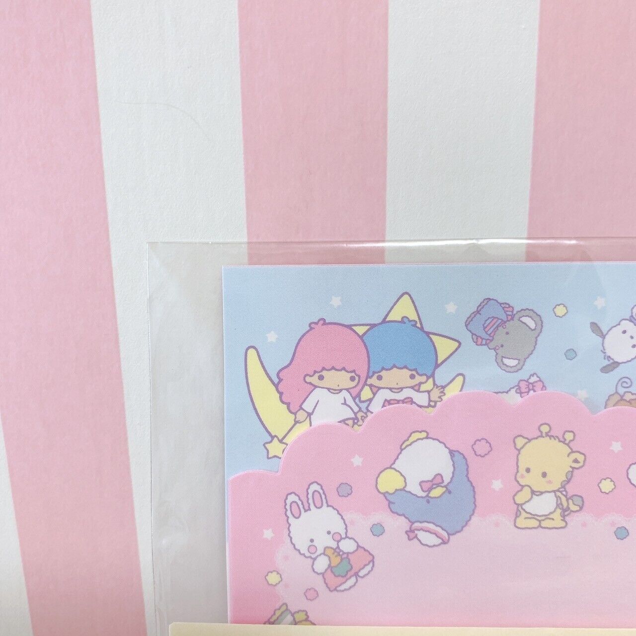 Sanrio Letter Paper 2 Set Stationery Hello Kitty Little Twin Stars Kikilala Rare