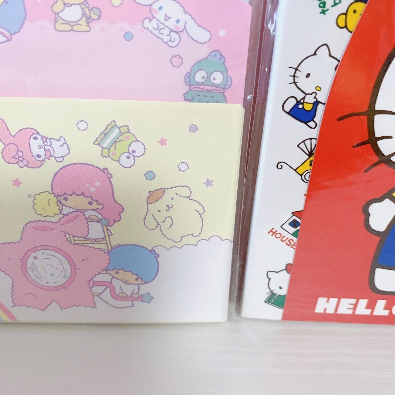 Sanrio Letter Paper 2 Set Stationery Hello Kitty Little Twin Stars Kikilala Rare