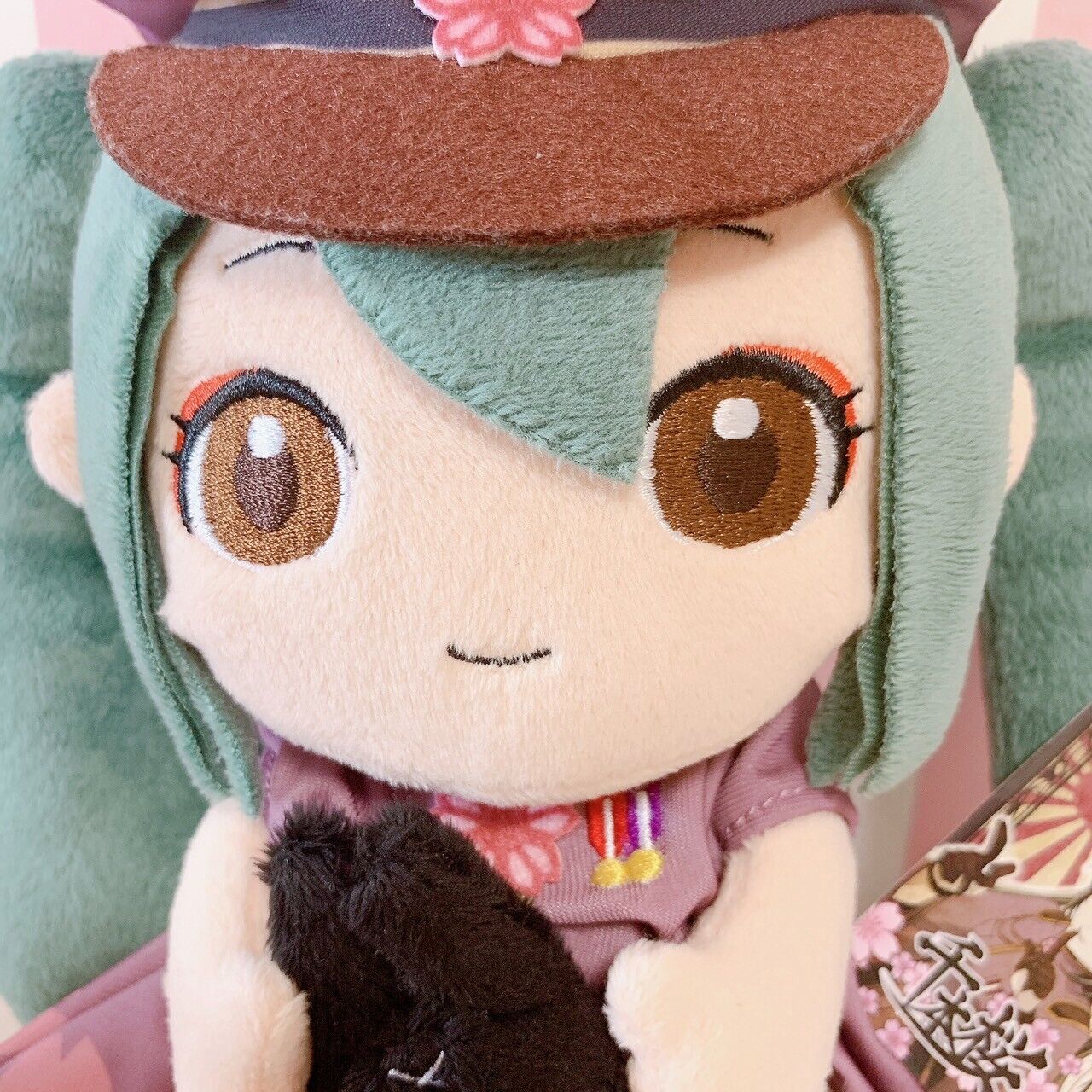 Taito Hatsune Miku Senbonzakura Plush Soft Stuffed Toy Fluffy Cherry Blossoms