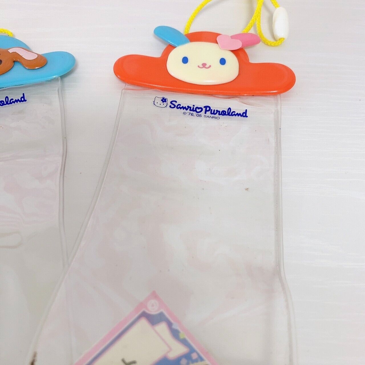 Sanrio Sugar Bunnies Kurousa Usahana Puroland Pass Case Rabbit 2 Set Orange Rare