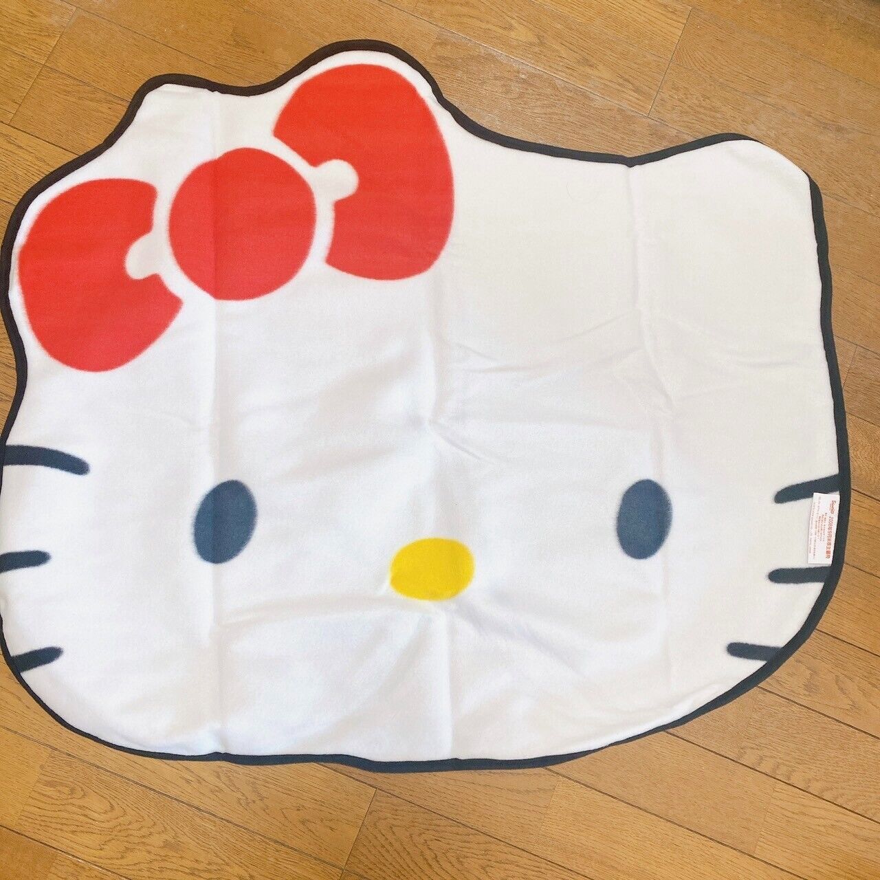 Sanrio Hello Kitty Blanket Rad Big Face Warm Polyester Character Kawaii Rare