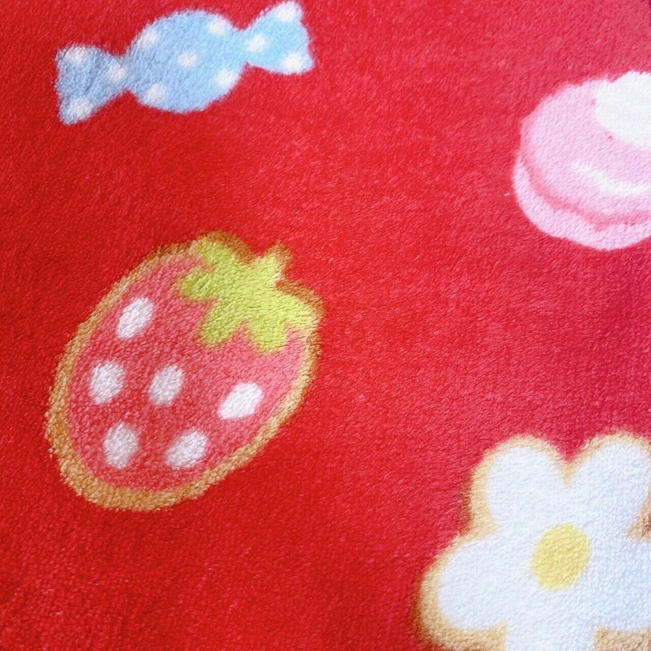 Mother Garden Mothergarden Strawberry Red Blanket Sweets Polyester Kawaii Rare