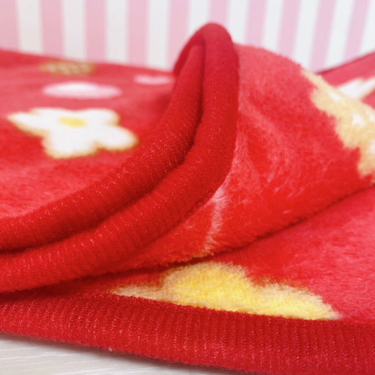 Mother Garden Mothergarden Strawberry Red Blanket Sweets Polyester Kawaii Rare