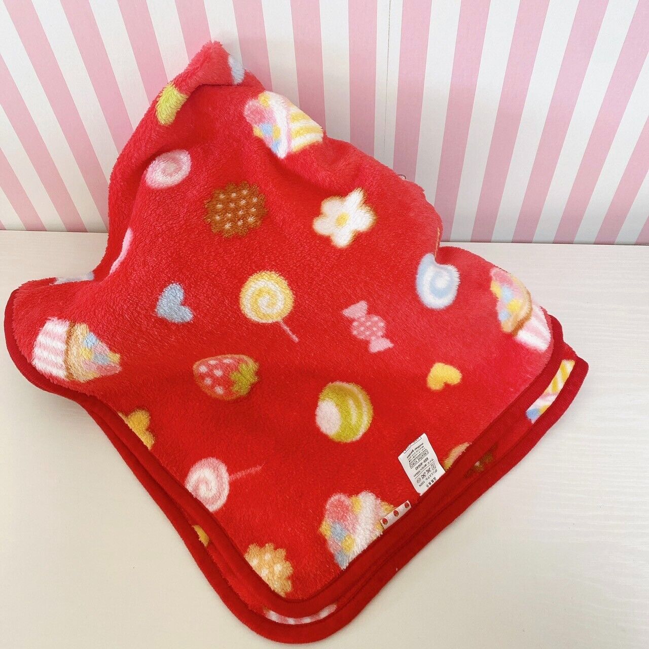 Mother Garden Mothergarden Strawberry Red Blanket Sweets Polyester Kawaii Rare