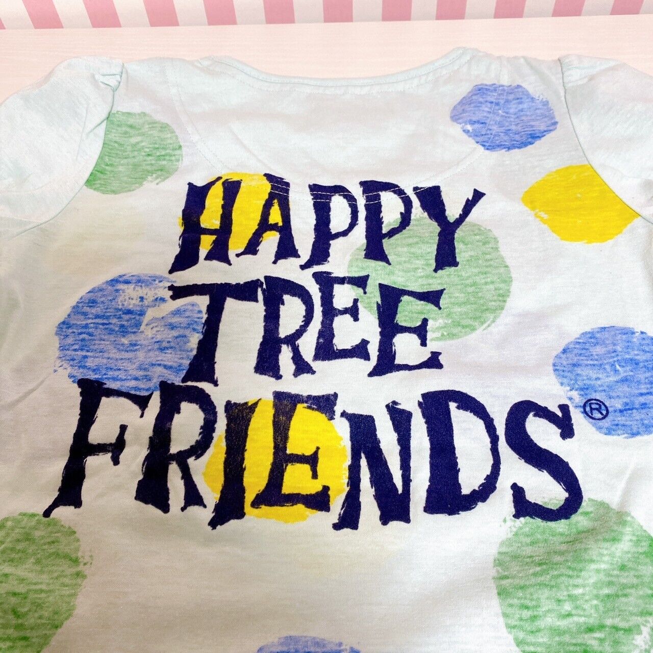 Happy Tree Friends HTF T-shirt Cuddles Light Blue Clothing Short Sleeve Size M