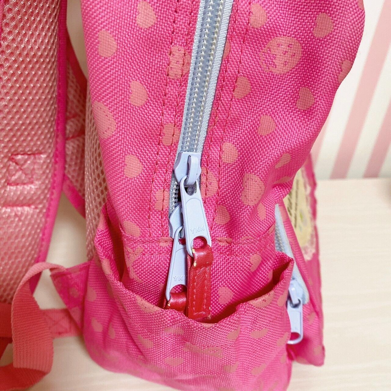 Mother Garden Rucksack Backpack School Bag Pink Ribbon Lovely Strawberry Girl