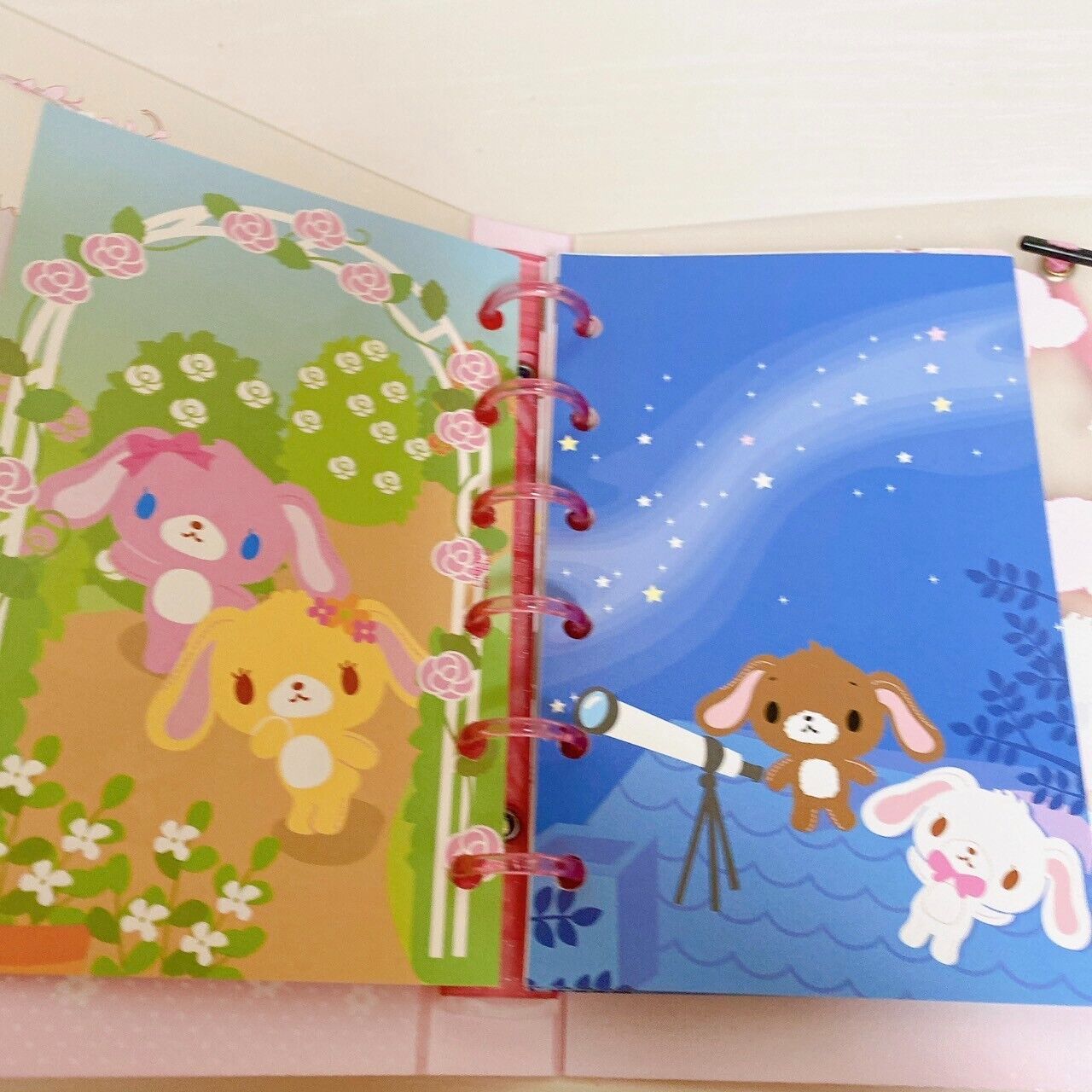 Sanrio Sugar Bunnies Stickers Book 16 Sheets Stationery Kawaii Characters Rare