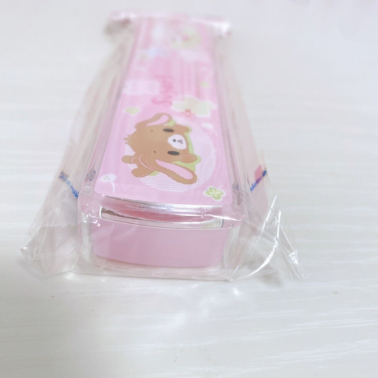 Sanrio Sugar Bunnies Spoon Case Set 2 Shirousa Kurousa Pink Clover Kawaii Rare