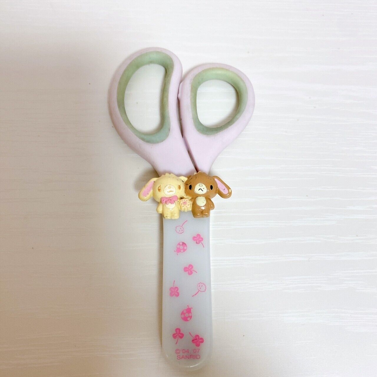 Sugar Bunnies Sanrio Scissors Stapler Stationery Pink Set Used Character Kawaii