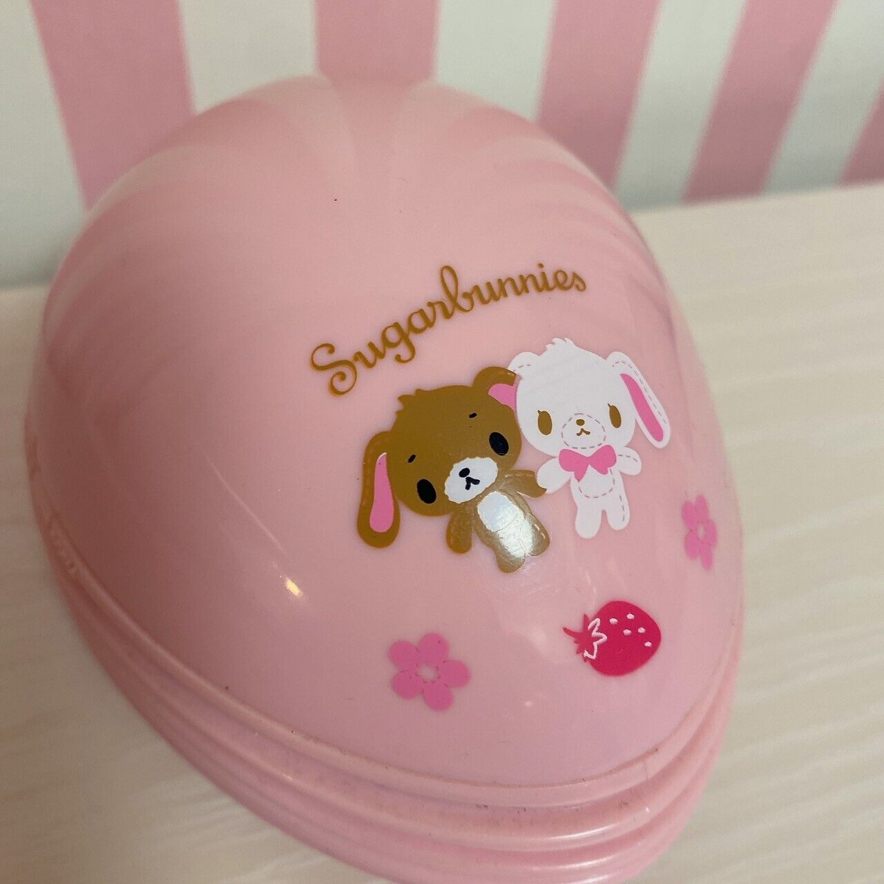 Sanrio Sugar Bunnies Desktop Cleaner Stationery Pink Shirousa Kurousa Kawaii