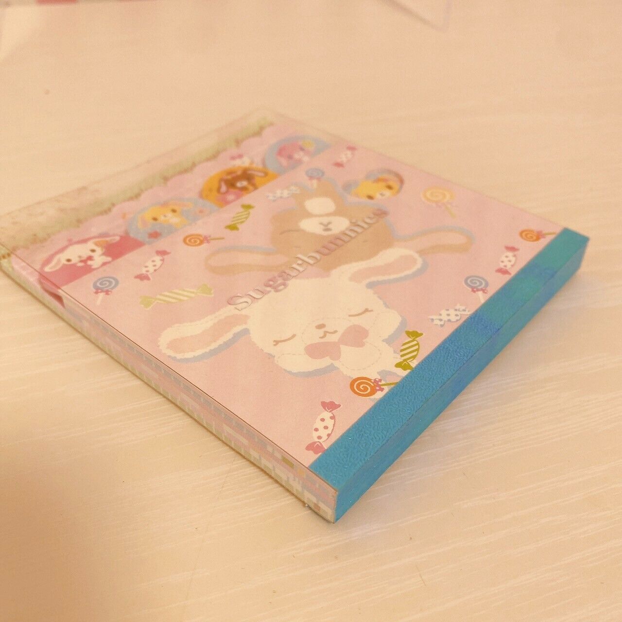 Sanrio Sugar Bunnies Memo Pad Notepad Shirousa Kurousa Rabbit Candy Flower Rare