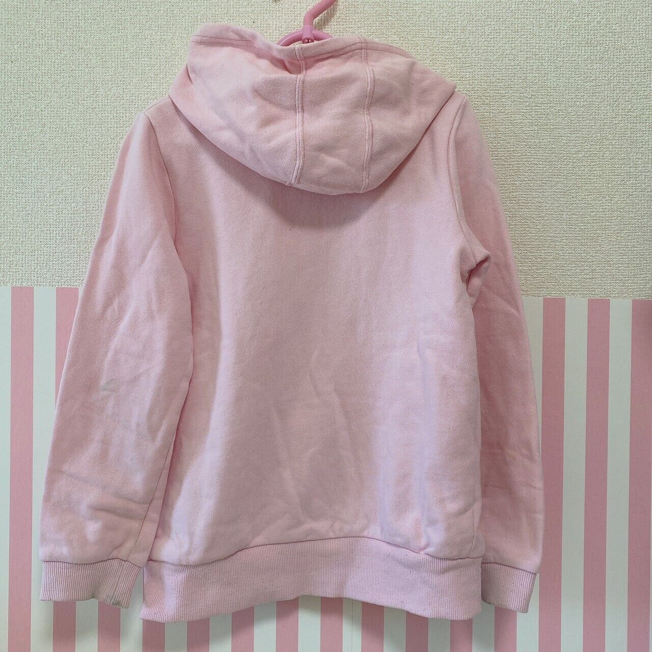 Mezzo Piano Hoodie 130 Size Pink Ribbon Rabbit Bear Strawberry Long Sleeve Rare