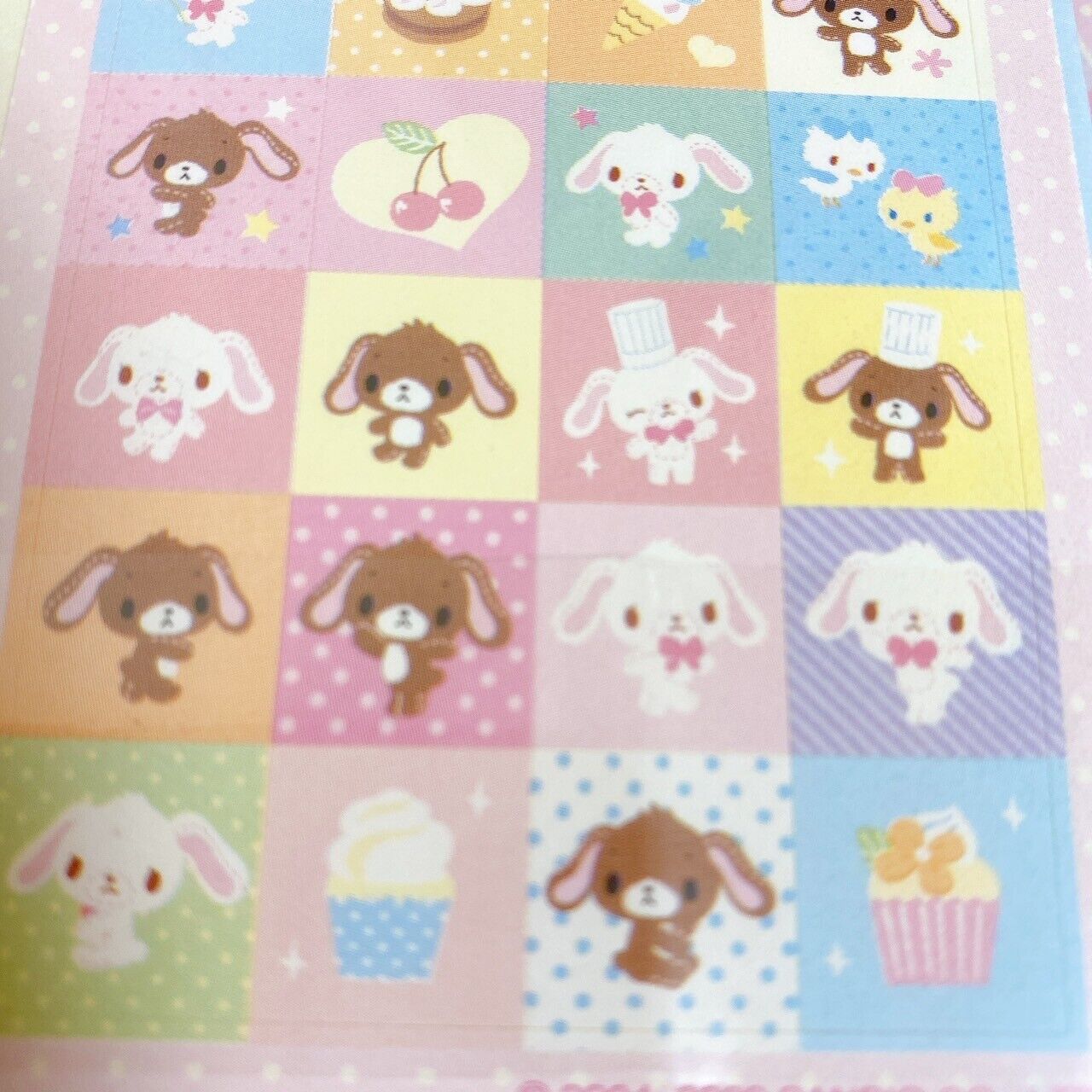 Sanrio Sugar Bunnies Letter Envelope Stickers Set Stationery Pink Large Capacity